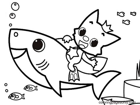 63 Baby Shark Coloring Pages - ColoringPagesOnly.com