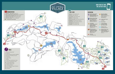 Map Of Hot Springs Village - Printable Maps Online