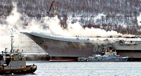 Admiral Kuznetsov is in Critical Condition, Russia Blames the Shipyard ...