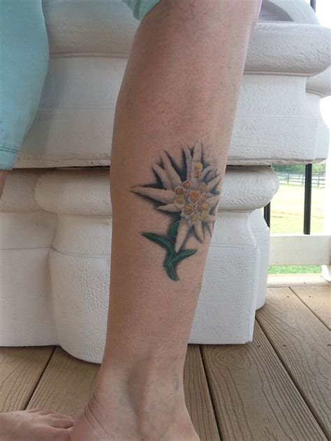 Edelweiss Tattoo | Edelweiss tattoo, Tattoos, Cool tattoos