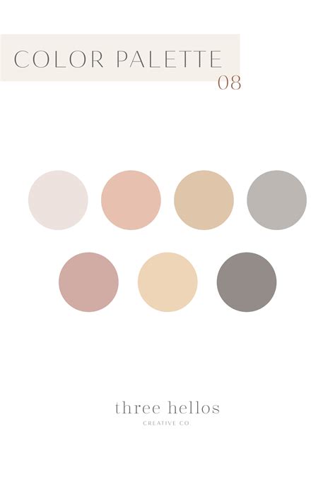 Color Palette Series - Palette 08 — Three Hellos