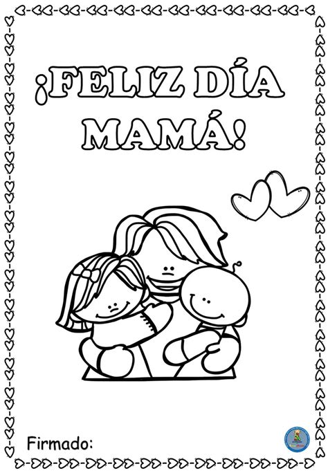 Colección de tarjetas para colorear y regalar el día de la madre ...