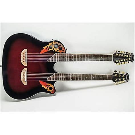 Ovation Celebrity Doubleneck CSE225 Acoustic-Electric Guitar - Walmart ...