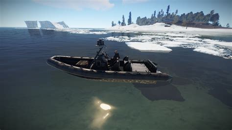 RUST RHIB Command (Rigid-Hulled Inflatable Boat) - Admin Commands