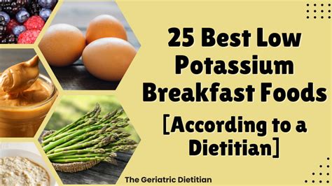 25 Best Low Potassium Breakfast Foods [According to a Dietitian] - The ...