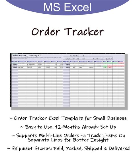 Shipment Tracking Excel Template