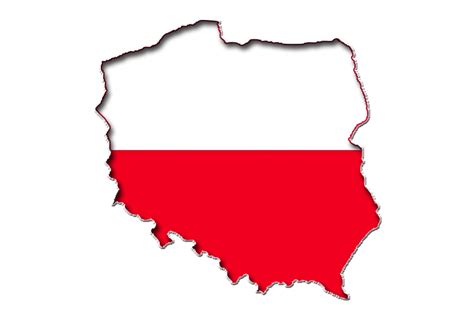 Poland Flag On A Map Of Poland Free Stock Photo - Public Domain Pictures