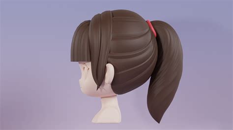 ArtStation - Chibi Female Hair Style 06 | Resources