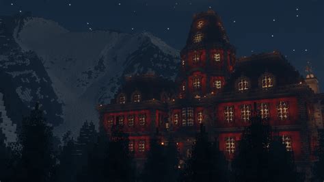 I built a spooky mansion as part of a puzzle map I've made. Link in the ...