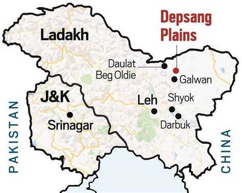 Indian Map Ladakh