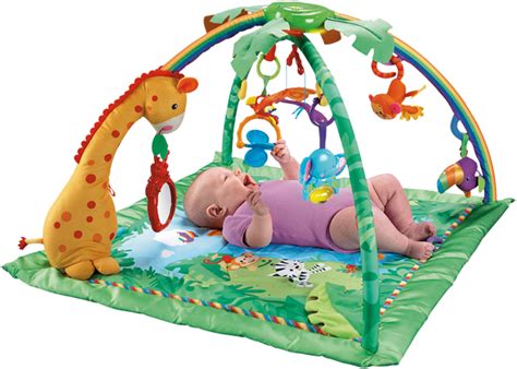 FISHER-PRICE Rainforest Soft Gym | Baby activity mat, Fisher price baby ...