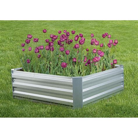 CASTLECREEK Galvanized Metal Planter Box - 625392, Yard & Garden at ...