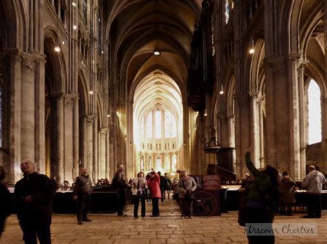 Inside Chartres Cathedral - Nave Central and The Aisles