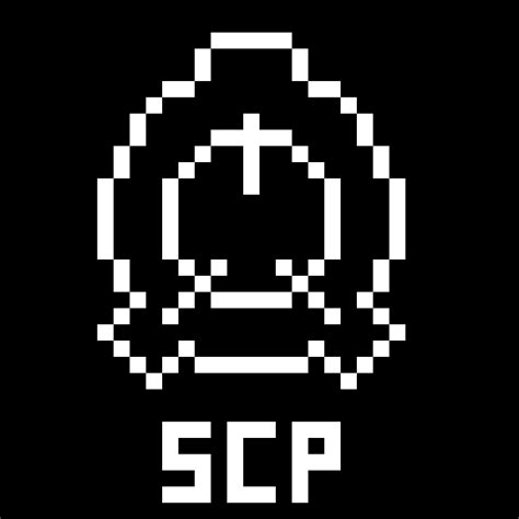 SCP Foundation Logo Pixel Art a couple of people asked for : SCP