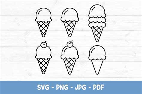 Ice Cream Cone Svg Graphic by khanisorn · Creative Fabrica