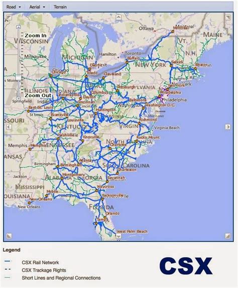 Infographics, Maps, Music and More: Interactive U.S./Canadian Railroad Maps