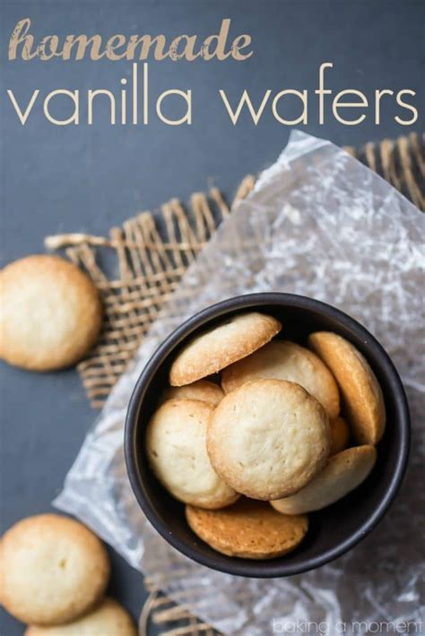 Homemade Vanilla Wafers - Baking A Moment