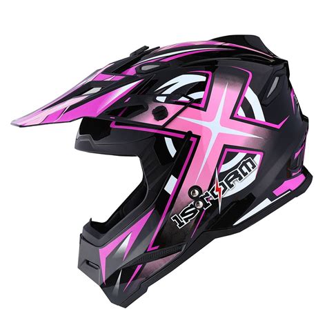 1Storm Adult Motocross Helmet BMX MX ATV Dirt Bike Helmet Racing Style ...