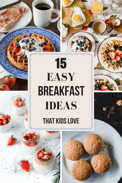 15 Easy Breakfast Ideas Your Kids Will Love | Word To Your Mother Blog