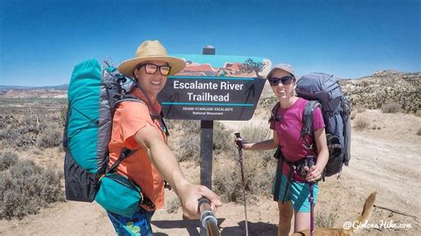 Backpacking the Escalante River Trail Girl on a Hike