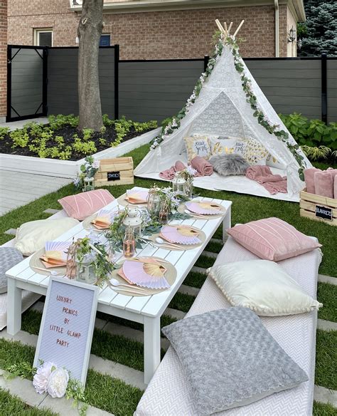 Luxury Picnis by Little Glamp party. | Picnic birthday party, Picnic ...