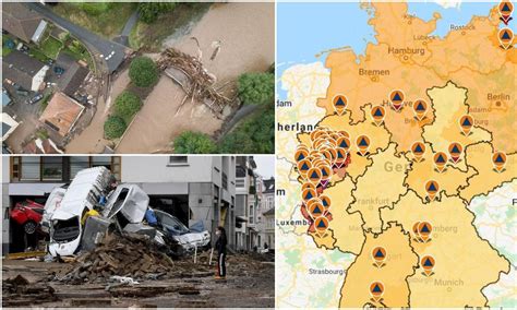 Where are the floods in Germany? Map of country shows worst affected ...