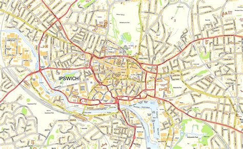 Ipswich Street Map | I Love Maps