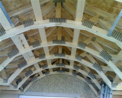 Fforest Timber Engineering :: Curved Roof Truss Design - Swansea