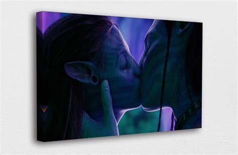 Avatar Jake and Neytiri Kiss Scene the Way of Water Movie - Etsy Australia