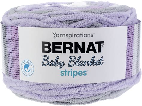 Bernat Baby Blanket Stripes Yarn-Violets | Michaels