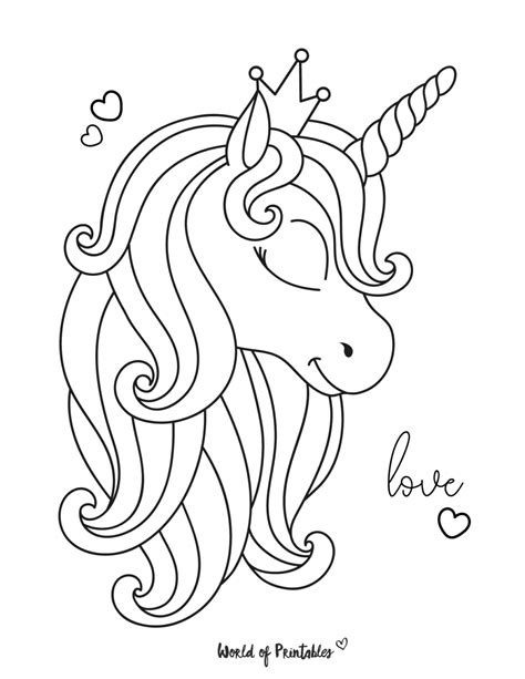 The Best Unicorn Coloring Pages For Kids & Adults - World of Printables