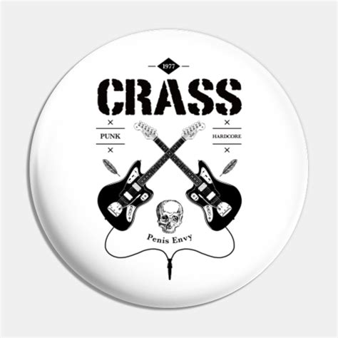 Crass Logo - Crass - Pin | TeePublic