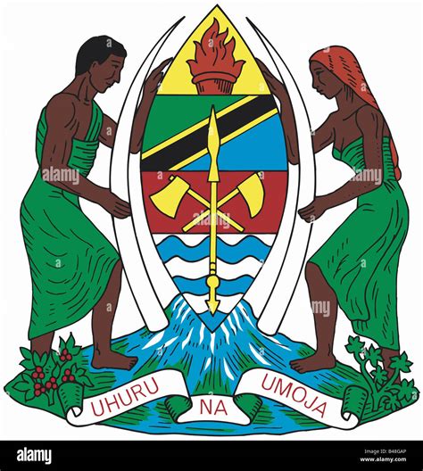 Coat arms tanzania hi-res stock photography and images - Alamy