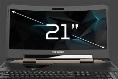 IFA 2016 | Acer Predator 21X: Curved 21 inch gaming laptop with SLI ...