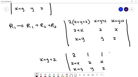 SOLVED:Write the so-called Vandermonde" determinant \left|\begin{array ...