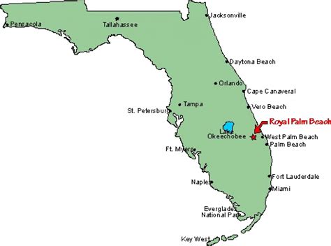 West Palm Beach Map Of Florida - map of interstate