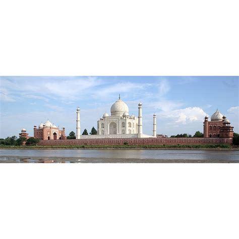 Taj Mahal and its marble inlay art