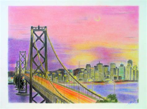 Claudias Artwork | San Francisco Skyline drawing