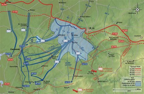 Battle Map: Operation Cobra | Military History Matters