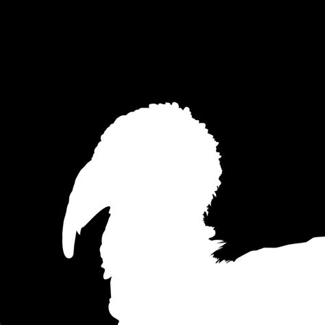 Turkey Head Silhouette for Art Illustration, Pictogram or Graphic ...