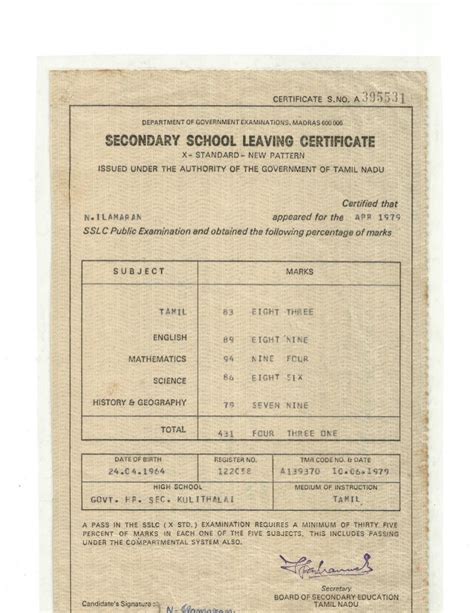 Senior Secondary Certificate