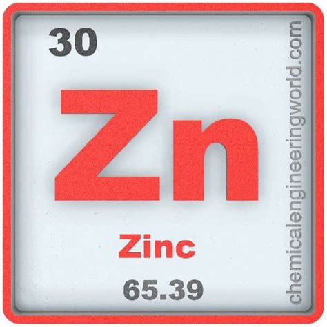 Zinc Element Properties and Information - Chemical Engineering World