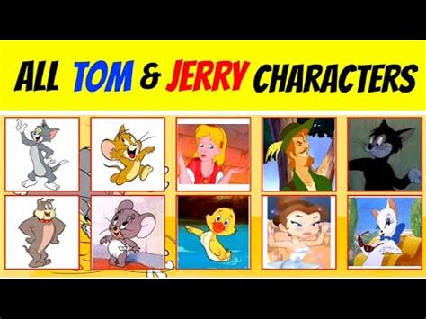 Tom and Jerry all Characters Name | Tom & Jerry Cartoon | - YouTube