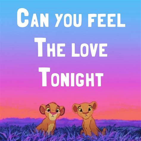 Elton Hohn - Can You Feel The Love Tonight (song lyrics) Disney Songs ...