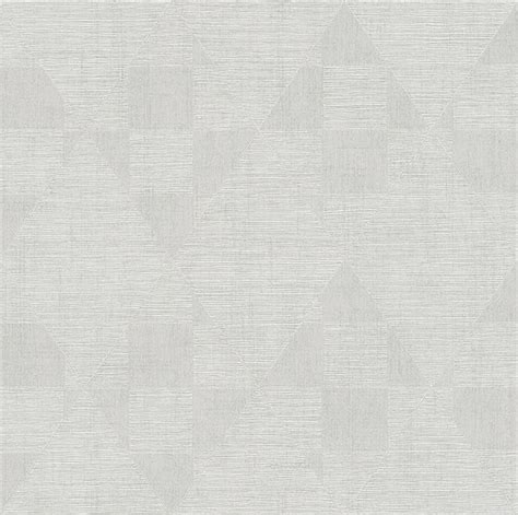 Wegener Silver Geometric Wallpaper - The Wallpaper Guy