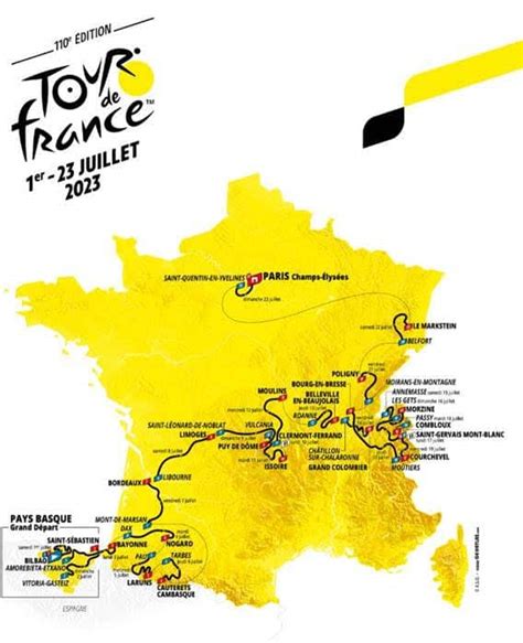 2023 TOUR DE FRANCE ROUTE REVEALED – Road Bike Action