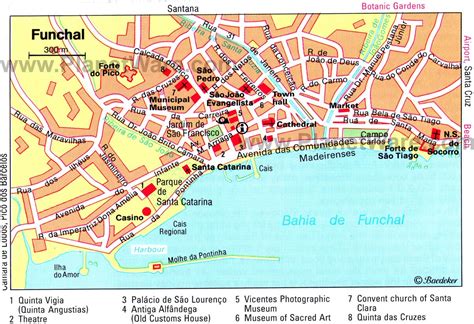 Funchal Town Map