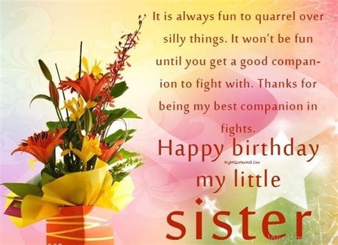 Birthday Messages & Wishes For Sister - Wishes For A Wonderful Sister