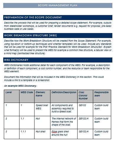 Scope Management Plan Template | How to Identify, Develop & Control Scope