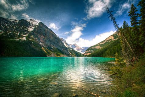 4k, Banff National Park, Lake Louise - Dell Ultrasharp U2715h 27 Led ...